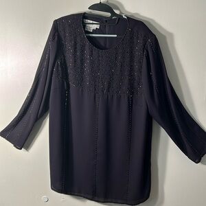 Vintage London Beaded Top